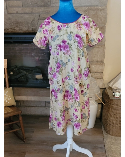 Vintage 70's Size 12 Floral Dress