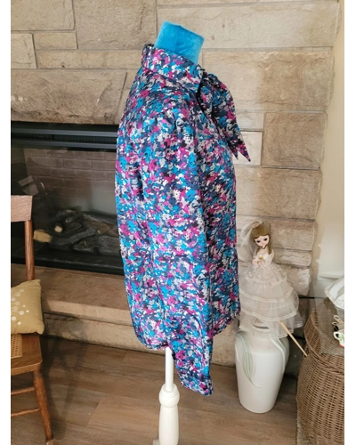 Vintage 70's Blouse with Tie Size S