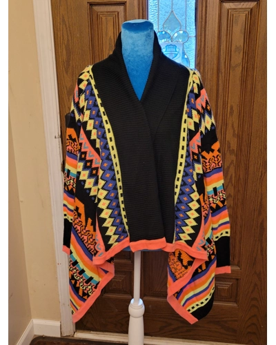 Vintage One Size 80s Multicolored Sweater