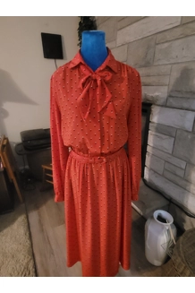 Vintage Size 12, W omen's Liz Office Dress with .. Vintage Size 12, W omen's Liz Office Dress with ..