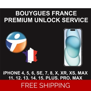 Bouygues France Unlock Service, iPhone All Models