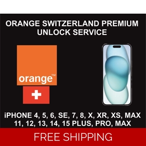Orange Switzerland Premium Unlock Service, iPhone All Models
