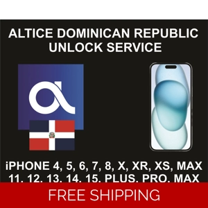 Altice Dominicana iPhone Unlock Service, iPhone 4S to 15 Pro Max