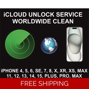iCloud Unlock Service, Permanent, Clean Status Only, iPhones All Models, Worldwide