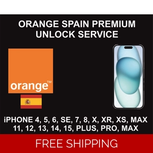 Orange Spain Premium Unlock Service, iPhone All Models