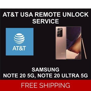 AT&T USA Samsung Unlock Service, Samsung Note 20, Note 20 Ultra, 5G