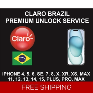 Claro Brazil Premium Unlock Service, iPhone 4S to 15 Pro Max