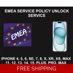 EMEA Service Policy Premium Unlock Service, iPhone All Models