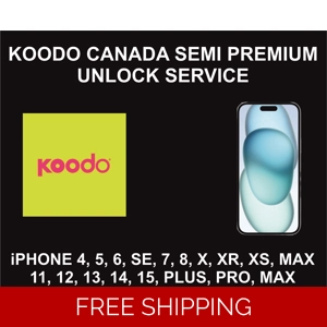 Koodo Canada Semi Premium Unlock Service, iPhone All Models