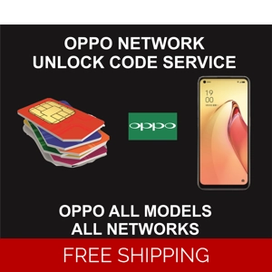 Oppo Network Unlock Code Service, Worldwide, All Networks