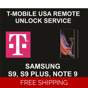 T-Mobile USA Remote Unlock Service, Samsung S9, S9 Plus, Note 9