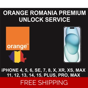 Orange Romania Premium Unlock Service, iPhone All Models
