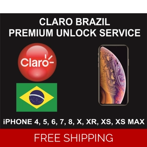 Claro Brazil Premium Unlock Service, iPhone 4S to XS Max