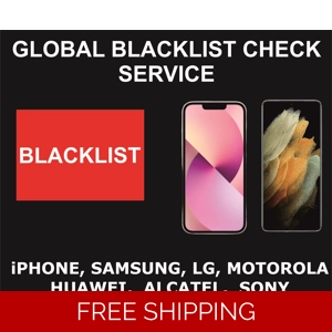 Global Blacklist Check Service, iPhone, Samsung, LG, All Models