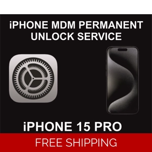 MDM Unlock Service For iPhone 15 Pro, Permanent