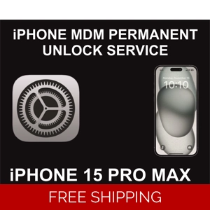 MDM Unlock Service For iPhone 15 Pro Max, Permanent