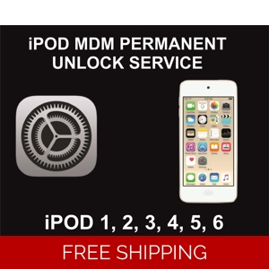 MDM Unlock Service For iPod 1 2 3 4 5 6, Permanent