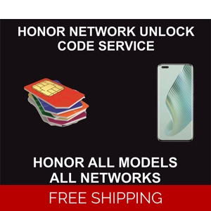 Honnor Network Unlock Code Service, Worldwide, All Networks
