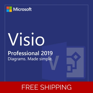 Microsoft Visio Professional 2019 License Key,  For 1 Device Activation