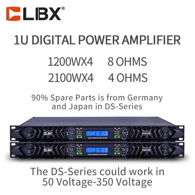 CLIBX DS 41200 CLASS D 4 CHANNEL HIGH POWER AMPLIFIER