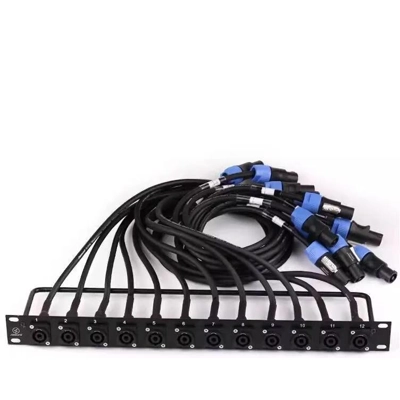 12 Way 1U Rack Speaker Panel (Wired)