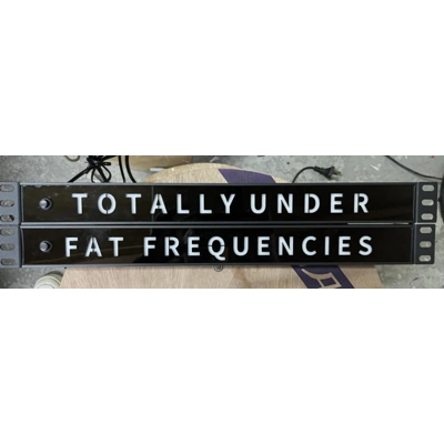 Custom LED 1U Name plate