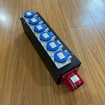 32a Three Phase 6 Way 16a Distribution Box