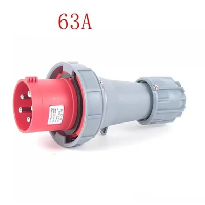 63 Amp 5 Pin 3P+N+E 415V Male Plug Ceeform Commando IP44 Outdoor