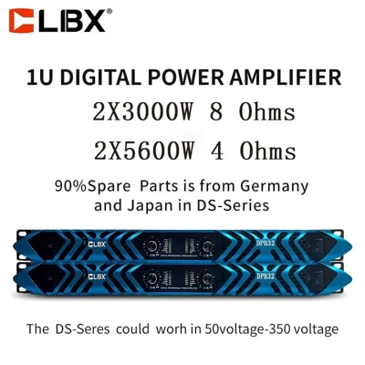 CLIBX DBP32 2 X 3000 CLASS D 2 CHANNEL HIGH POWER AMPLIFIER