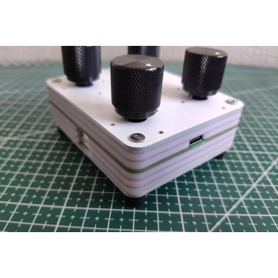 4-knob computer USB music MIDI software DAW host volume control device