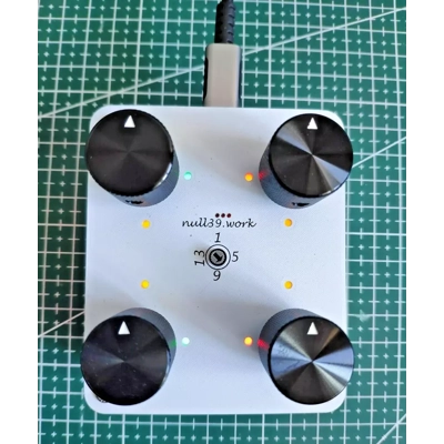 4-knob computer USB music MIDI software DAW host volume control device