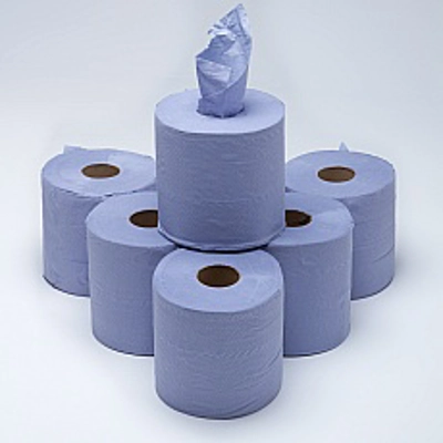 high quality blue centrefeed 150m x 190mm, 2 ply