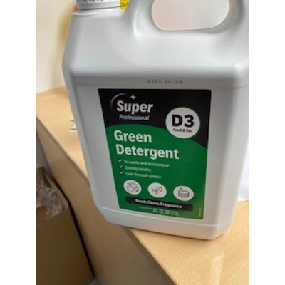 Green Detergent Washing Up Liquid (5L)