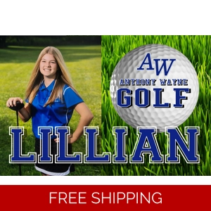 Girls Golf Signs