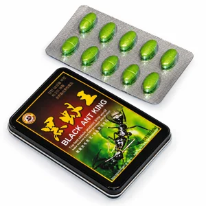 Black Ant King Men's Herbal Supplement 3800mg – 10 Tablets