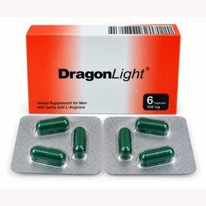 Dragon Light Men's Herbal Supplement 475mg – 6 Capsules / Box