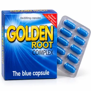 Golden Root Complex Men's Herbal Supplement 300mg – 10 Capsules