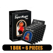 Super Magic man Sex delay Tissue Wipes 6 / box