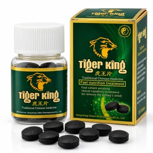 Tiger King Men's Herbal Supplement 300mg – 10 Tablets / Bottle