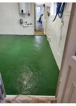 Painting the floor