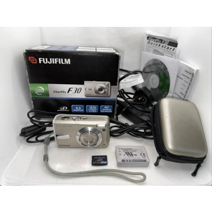 Fujifilm FinePix F30 6.3MP Digital Camera Tested Boxed + Accessories Case Memory