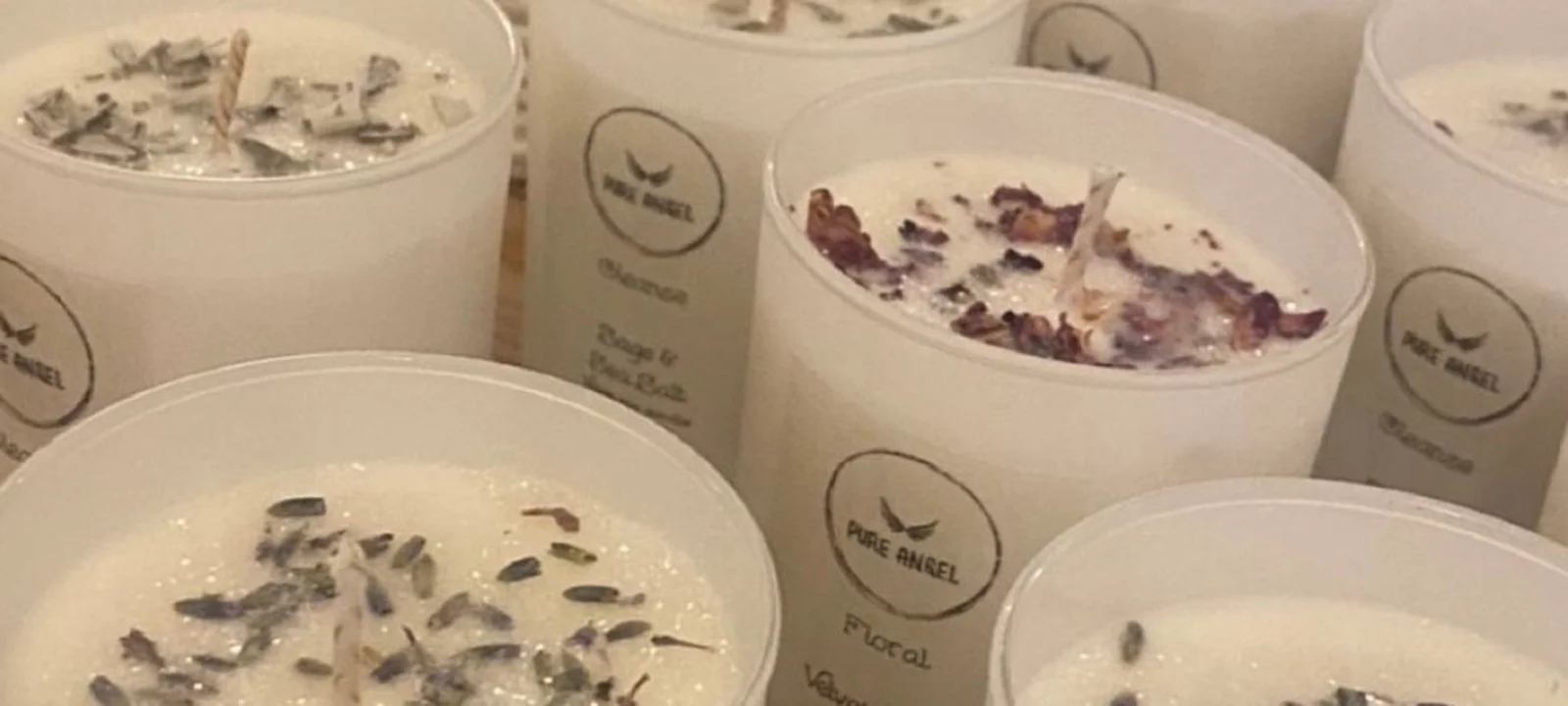 Topped candles