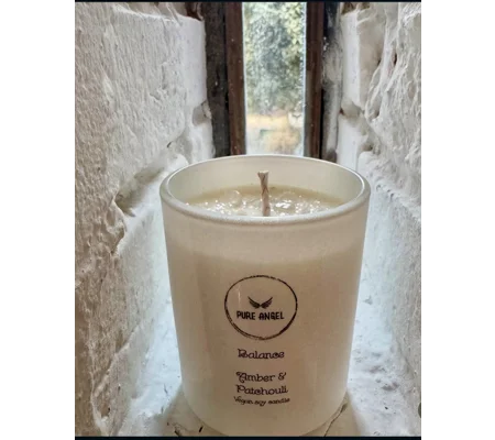 Balance Amber and Patchouli Scented Soy Wax | Eco - Friendly & Handmade