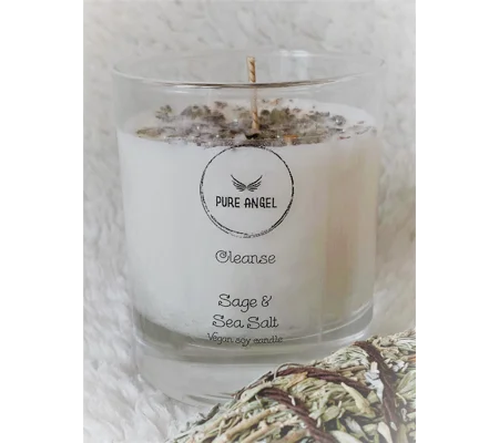 Cleanse, Sage and Sea Salt Candle
