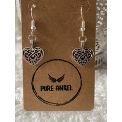 Silver Heart Earrings