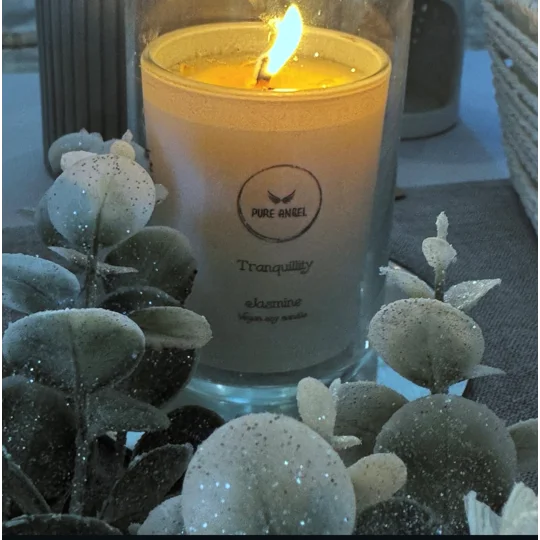 Tranquillity - Jasmin fragranced soy wax Candle