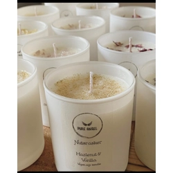 Nutcracker Hazelnut & Vanilla Scented Soy Wax Candle | Eco-Friendly & Handmade