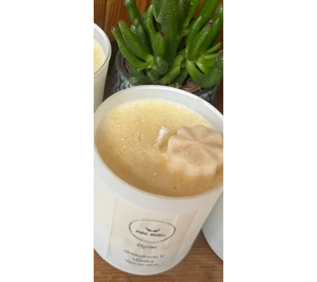 Spice Cinnamon & Vanilla Scented Soy Wax Candle | Eco-Friendly & Handmade