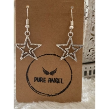 Silver Star Earrings