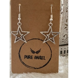 Silver Star Earrings